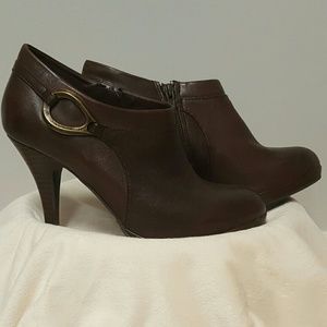 Reba leather booties